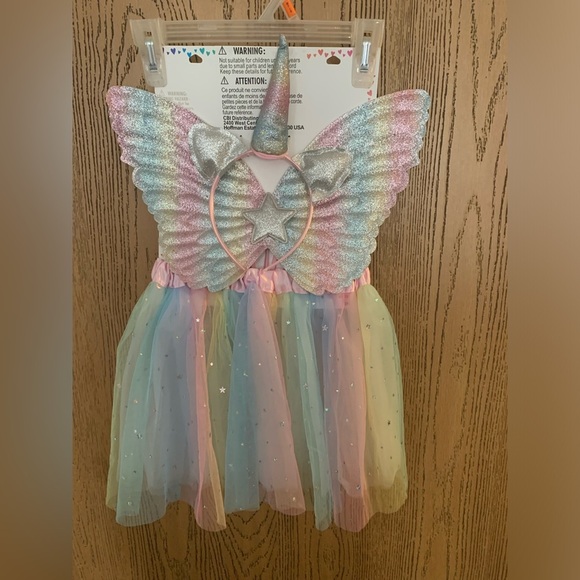 Claire's Other - Claire’s New Rainbow Fairy Costume with Wings